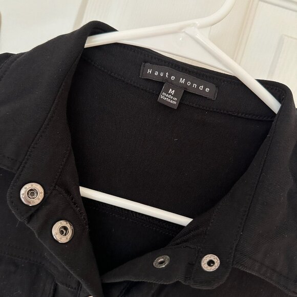 Haute Monde Black Utility Dress - Size Medium - Stylish and Functional - Picture 5 of 5